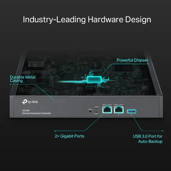 CONTROLADORA CLOUD  Omada OC300 — vista 3