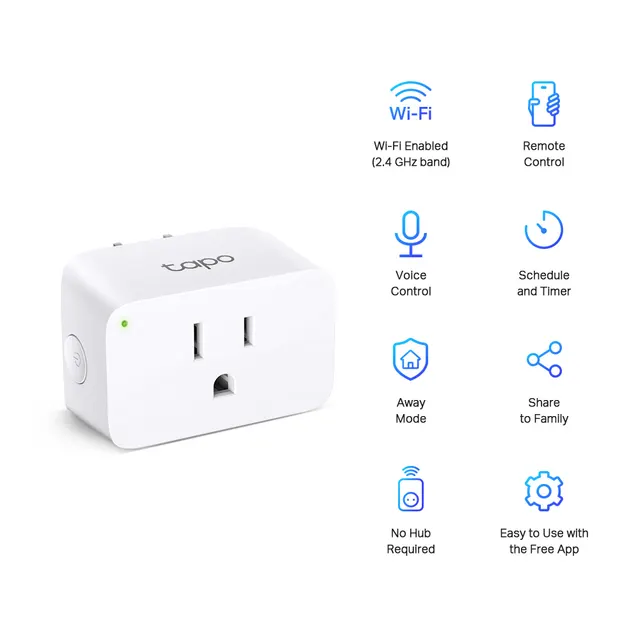 Mini Enchufe TP-LINK TAPO P105(1-PACK) — vista 2