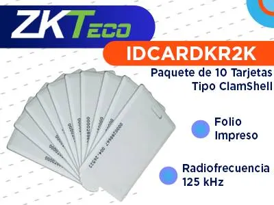 Tarjetas compatibles con lectores RFID con fr ZK TECO IDCARDKR2K
