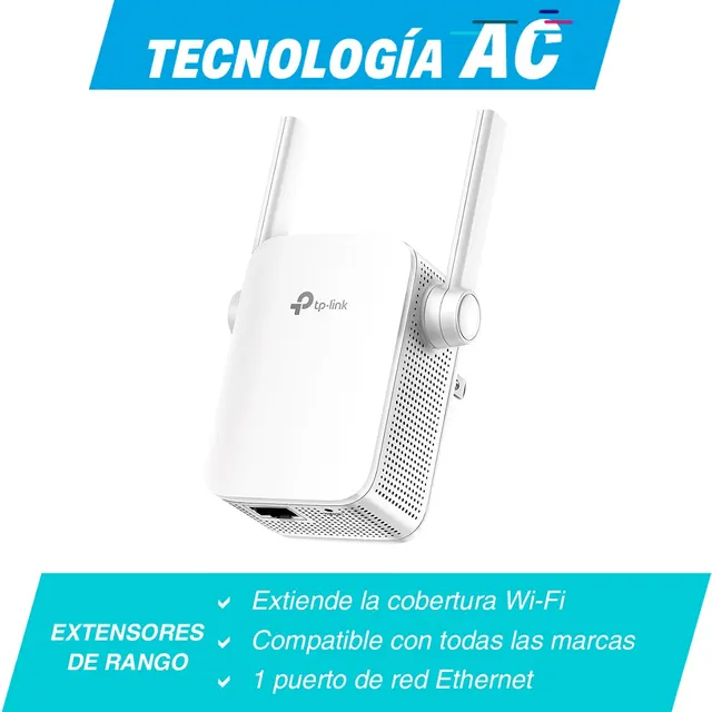 Expansor de Rango Dual Band TP-LINK RE205 — vista 3