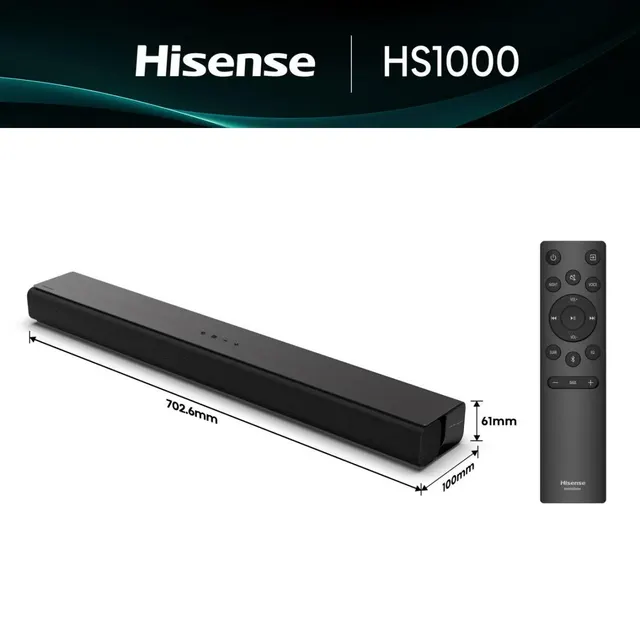 Bocinas Hisense HS1000 — vista 2