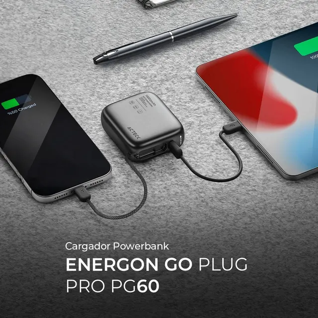 Power banks ACTECK ENERGON GO PLUG PRO PG60 — vista 2