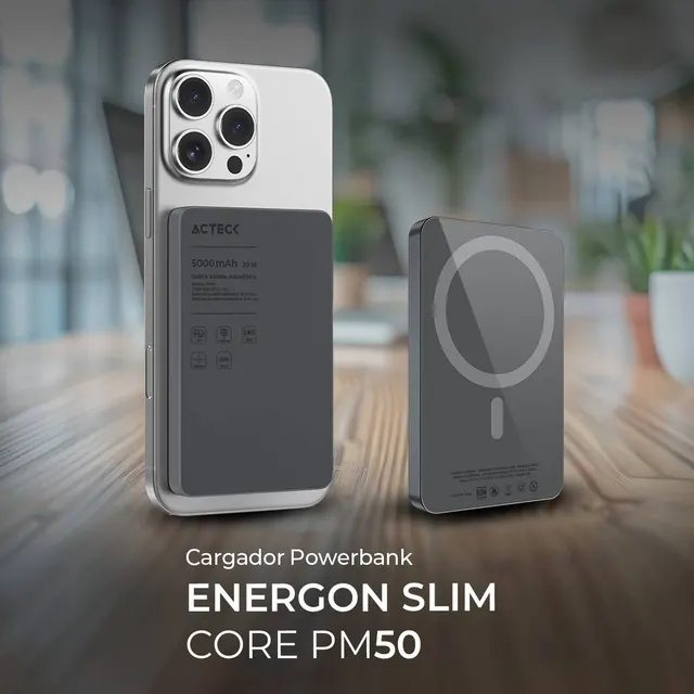 Power banks ACTECK ENERGON GO SLIM PRO PM50 — vista 3