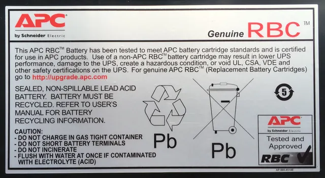 Batería de Reemplazo APC RBC48 — vista 2