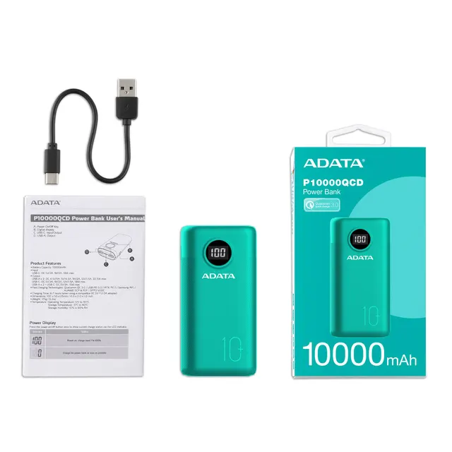 Power bank ADATA P20000QCD — vista 5