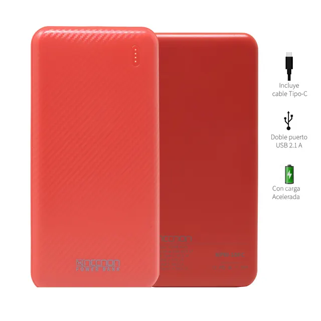 Power Bank NECNON NPW-10FC — vista 2