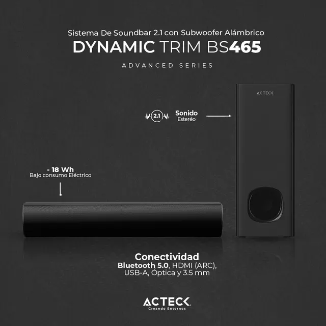 Bocinas ACTECK BS465 — vista 3