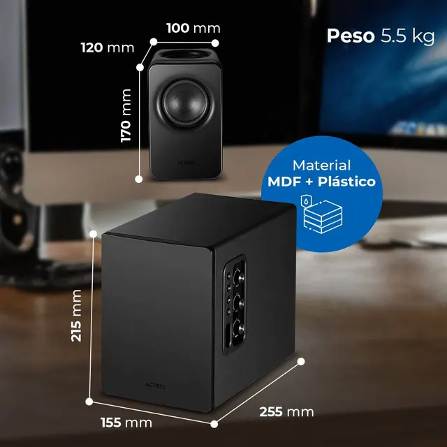 Bocinas ACTECK BS495 — vista 3