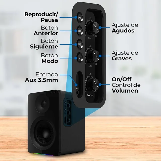Bocinas ACTECK R BS700 — vista 3