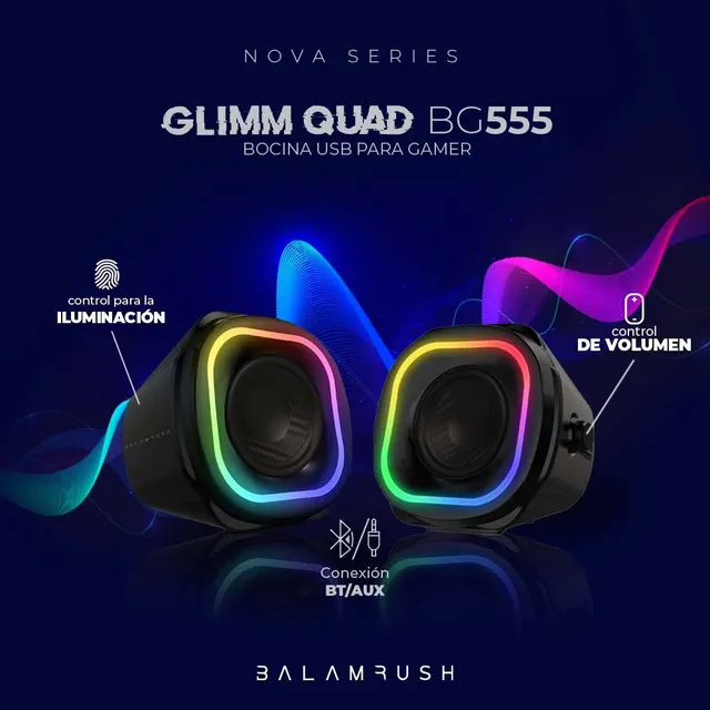 Bocinas Gaming Balam Rush BG555 — vista 3
