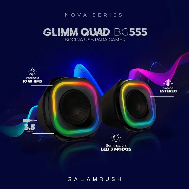 Bocinas Gaming Balam Rush BG555 — vista 4