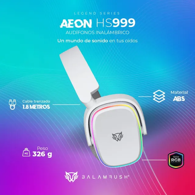 Auriculares Balam Rush HS999 — vista 4