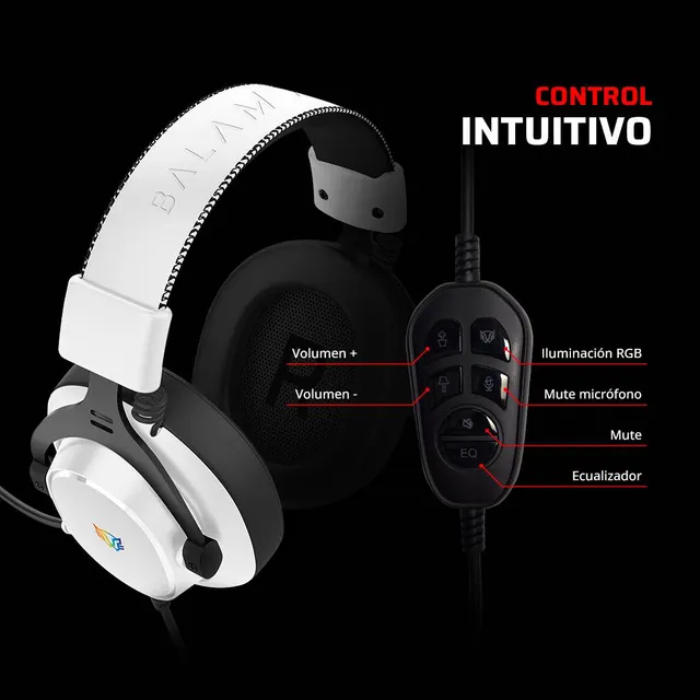 Diademas Gaming Balam Rush HA777 — vista 4