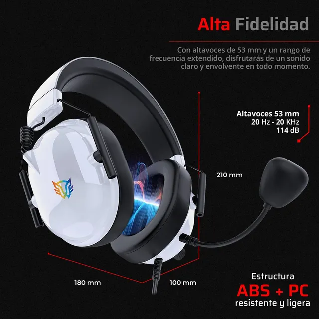 Diademas Gaming Balam Rush HA757 — vista 3
