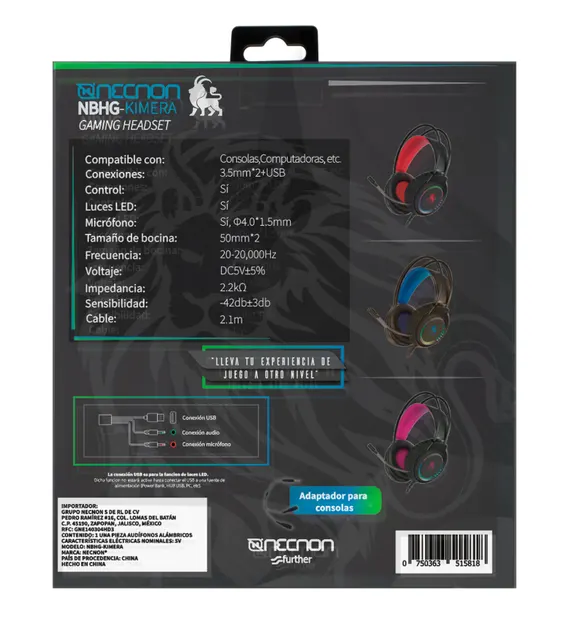Audifonos NECNON NBHG-KIMERA — vista 5