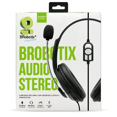 Audífonos Gamer USB Micrófono BROBOTIX 263953 — vista 6