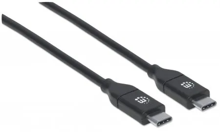 Cables USB-C  MANHATTAN USB-C macho a USB-C macho — vista 2