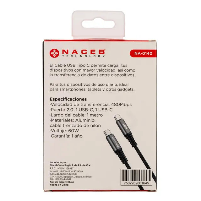 Cables USB Naceb Technology NA-0140 — vista 2