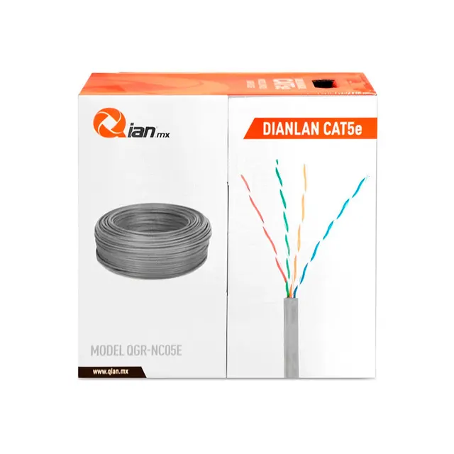Bobina de Cable UTP 24AWG Qian QHR-CAT5E — vista 6