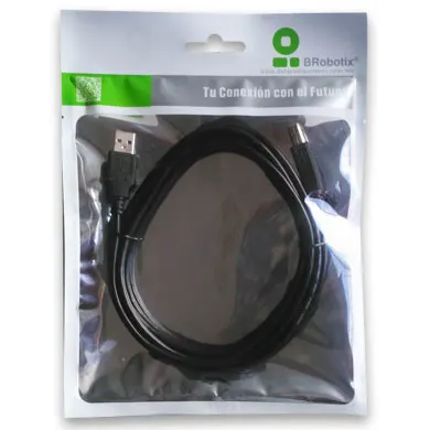 CABLE USB BROBOTIX V3.0 A-B 1.8MTS — vista 2