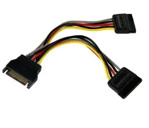 CABLE SATA P/CORRIENTE DOBLE A.6 BROBOTIX 180824 — vista 4