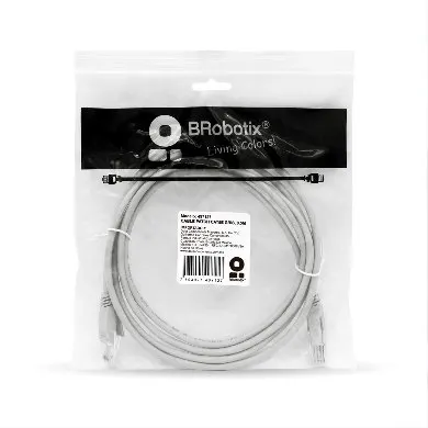Cable de Red CAT 5E 0.5m BROBOTIX 497127 — vista 4