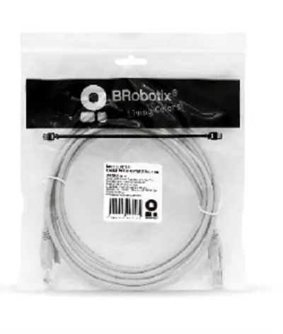 Cable de Red CAT 5E 1m BROBOTIX 497134 — vista 2