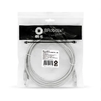 Cable de Red CAT 5E 1m BROBOTIX 497134 — vista 4