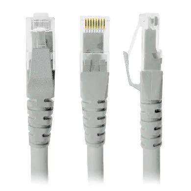 CABLE DE PATCH RED, CAT6 UTP, GRIS, 0.5 M BROBOTIX 308187 — vista 3