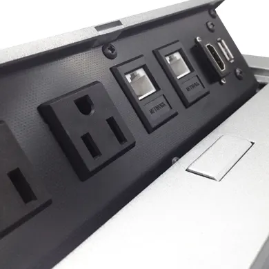 CAJA PARA MESA: HDMI, USB, RJ45 CAT6 BROBOTIX 171224 — vista 9