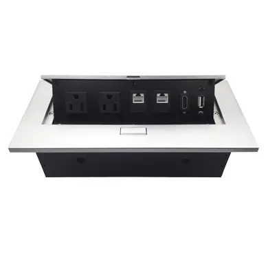 CAJA PARA MESA: HDMI, USB, RJ45 CAT6 BROBOTIX 171224