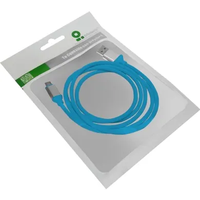 Cable USB V2.0 a Micro de PVC Texturizado BROBOTIX 161208A — vista 3
