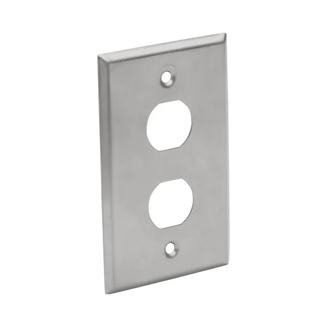 Placa Frontal de Ancho Sencillo de 2 Puertos TRIPP-LITE N206-FP02-IND