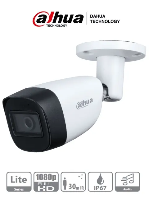 Cámara Bala Dahua Technology HAC-HFW1200CMN-A- — vista 2