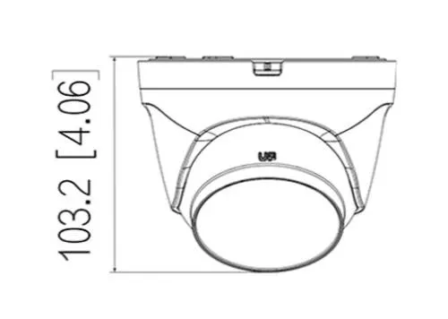 Cámara domo IP Dahua Technology DH-IPC-T1E40 — vista 2