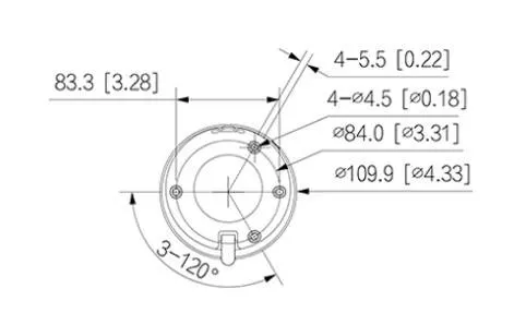 Cámara domo IP Dahua Technology DH-IPC-T1E40 — vista 3