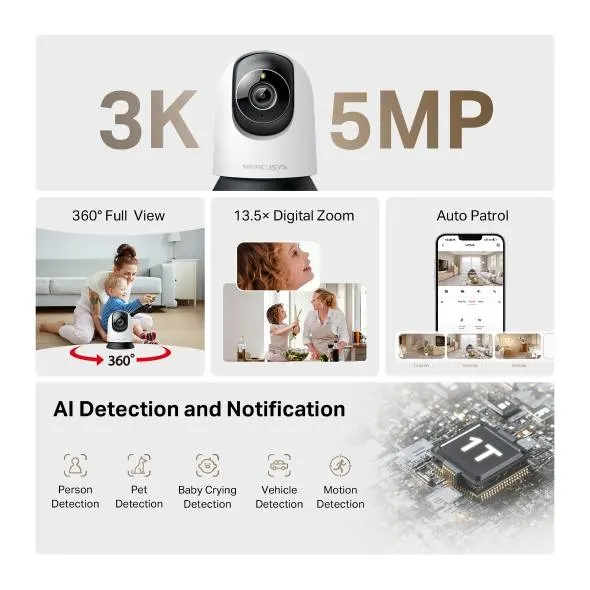 Cámara WiFi MERCUSYS MC230 — vista 2