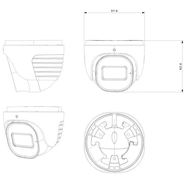 Cámara Domo PROVISION-ISR DI-33K0AP-28 — vista 3