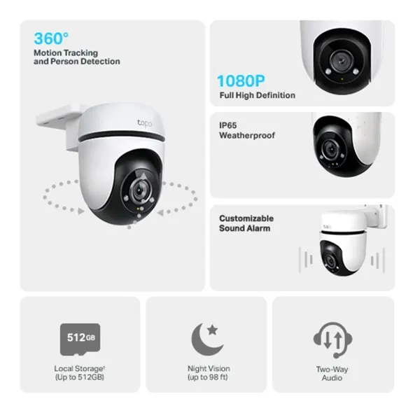 Cámara WiFi TP-LINK TAPO C500 — vista 2