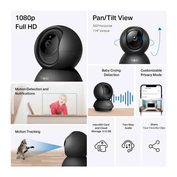 Cámara WiFi TP-LINK TAPO C201 — vista 2