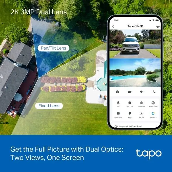 Cámara PTZ IP TP-LINK Tapo C545D — vista 2