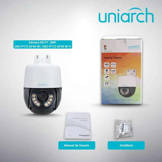 Cámara Domo Análoga UNIARCH UAC-P112-AF40-W-H — vista 3