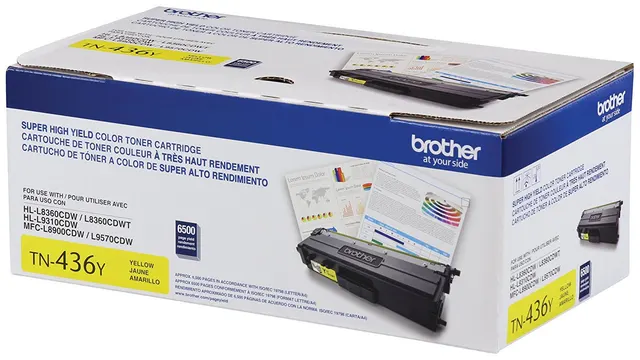 Tóner BROTHER TN436Y — vista 2