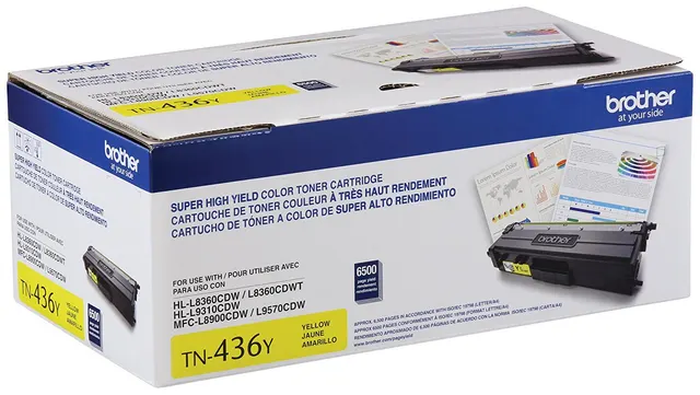 Tóner BROTHER TN436Y — vista 6