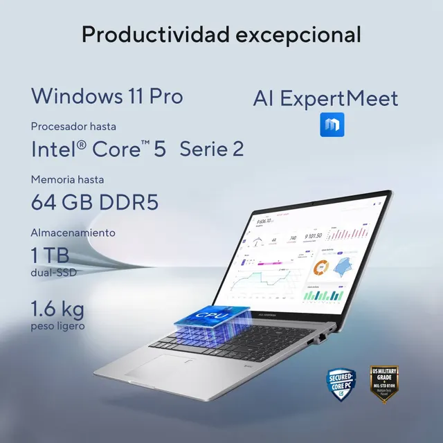 Laptops Asus Business P1503CVA-C516G512-P1 — vista 2