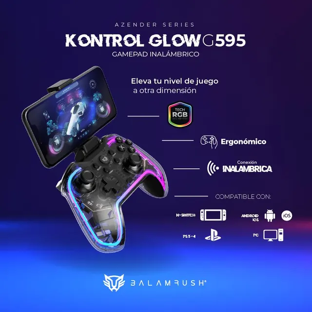Gamepad Balam Rush G595 — vista 2