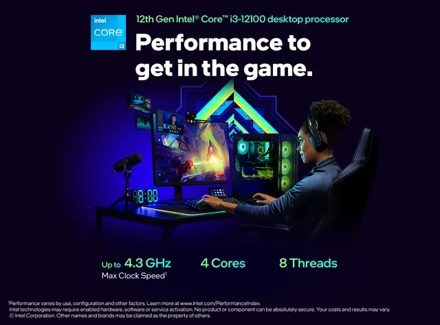INTEL i3-12100 — vista 3
