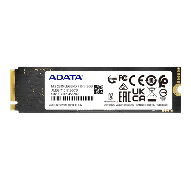 SSD ADATA LEGEND 710 — vista 4