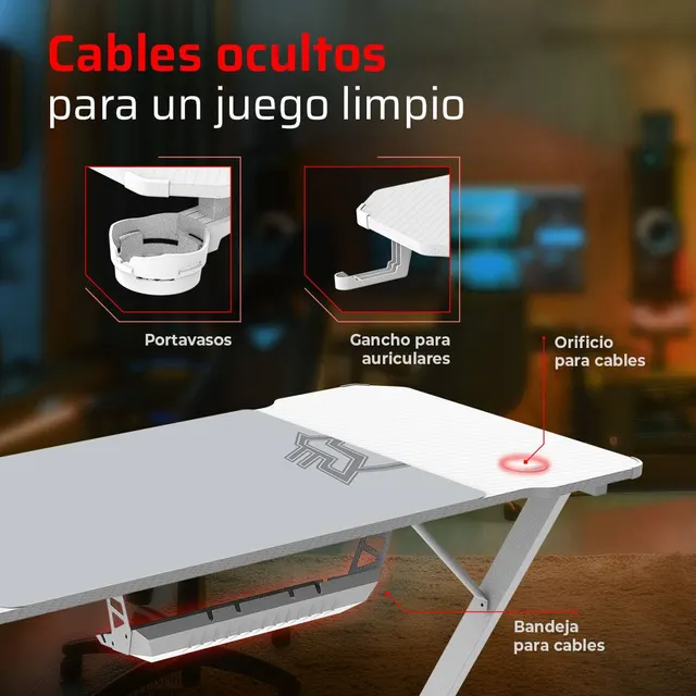 Escritorio Gaming Balam Rush MRX4000 — vista 4