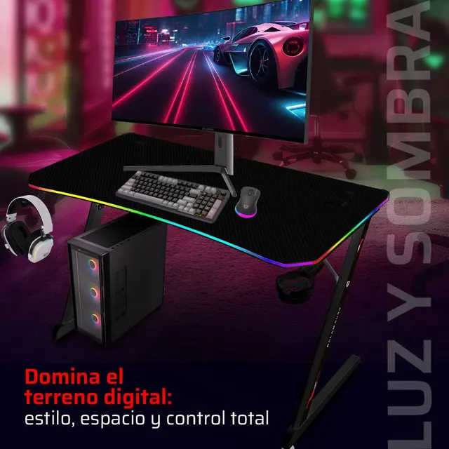 Escritorio Gaming Balam Rush MRX8000 — vista 3